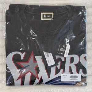 Kith for the NBA all stars Black Sixers Allen Iverson Graphic Tee